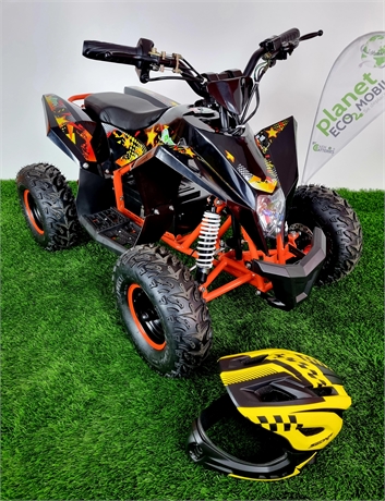 Mini quad électrique E-Brontozor châssis Orange Fire